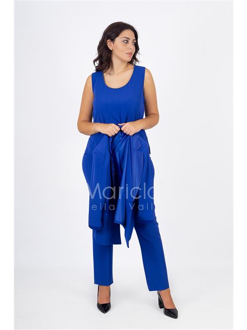 tailleur 3pz ricamo PAOLA FORTI | PF400TPROYAL